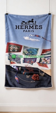 Hermes Throw Blankets